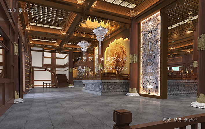 仿古建筑效果圖制作，3D渲染還原真實(shí)場景